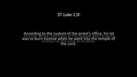 ST Luke Chapter 1