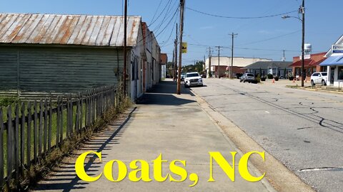 Coats, NC, Town Center Walk & Talk - A Quest To Visit Every Town Center In NC