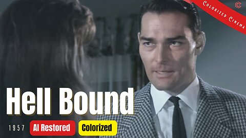 Hell Bound (1957) | Colorized | Subtitled | John Russell, June Blair | Crime Film