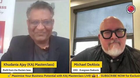Podcasting & Content Entrepreneurship With Michael Dealoia | KAJ Masterclass LIVE