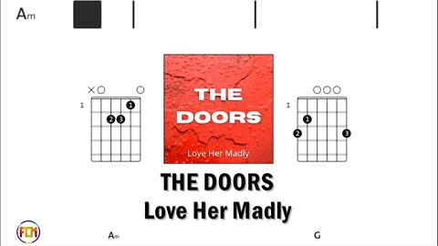 THE DOORS Love Her Madly - Guitar Chords & Lyrics HD