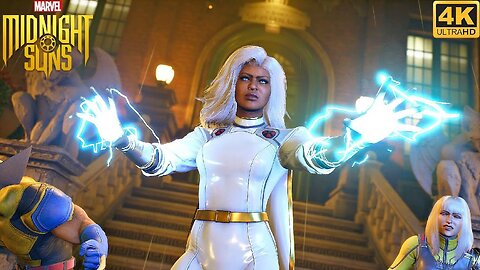 Storm Reunties with Magik and Wolverine - Marvel's Midnight Suns Blood Storm DLC