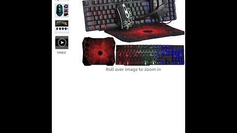 Gaming Keyboard and Mouse and Mouse pad and Gaming t RX-250