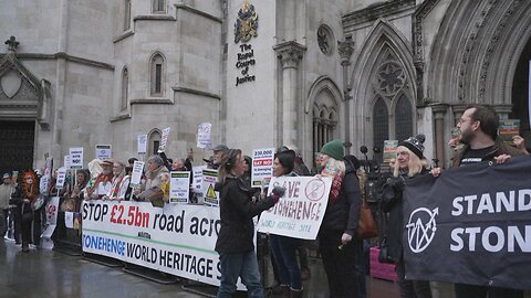 UK campaigners ask court to stop tunnel past Stonehenge site