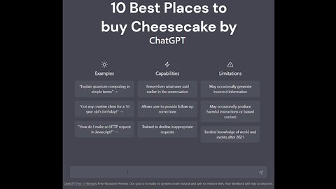 ChatGPTsays about Best Cheesecakes Shops