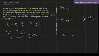 Ships On Water: Problem 1