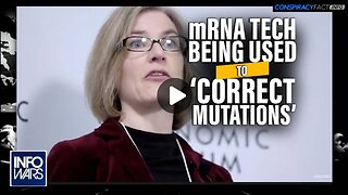 Scientist at WEF Event Admits mRNA Technology Being Used to 'Correct Mutations'