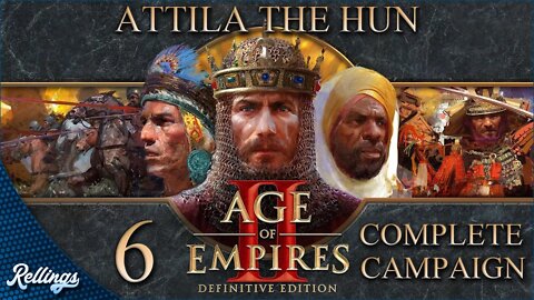 Age of Empires 2: Definitive Edition (PC) Attila the Hun | Full Campaign (No Commentary)