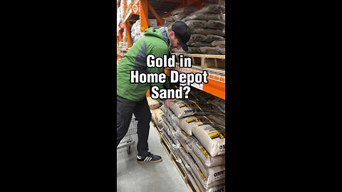 Gold in Home Depot Sand