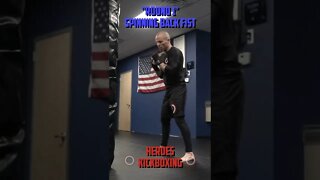 Heroes Training Center | Kickboxing & MMA "How To Throw A Round 1 & Spinning Back Fist" | #Shorts