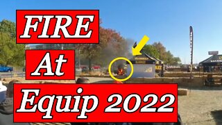 Mower Bursts Into Flames | Equip EXPO 2022