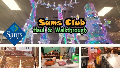 Sams Club Haul | Walkthrough | Christmas Decor | Family of 5 | Groceries |