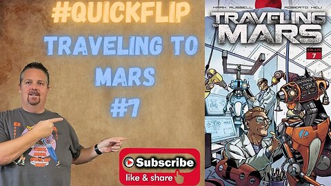 Traveling to Mars #7 Ablaze Comics #QuickFlip Comic Book Review Mark Russell,Roberto Meli #shorts