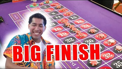 🔥BIG FINISH🔥 15 Spin Roulette Challenge - WIN BIG or BUST #8