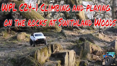 WPL C24-1 Climbing and playing on the rocks at Swithland Woods #WPL C24-1 #1/16 scale RC Crawler