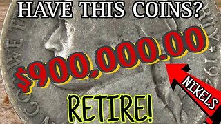 To 10 ULTRA Nickel's RARE Jefferson Nikels Coins worth A LOT of MONEY! Coins worth money!