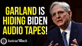 Garland is Hiding Biden Audio Tapes!