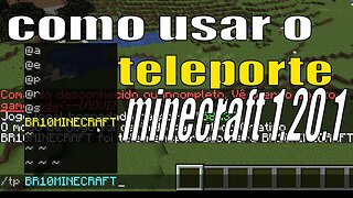 Como se teleportar minecraft 1.20.1