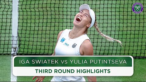 World No.1 KNOCKED OUT / Yulia Putintseva vs Iga Swiatek / Highlights / Wimbledon 2024