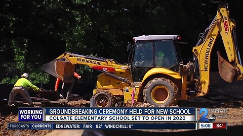 Groundbreaking held for new Colgate Elementary School building