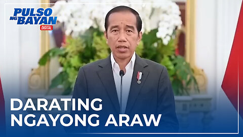 Indonesian President Joko Widodo, darating ngayong araw sa Pilipinas