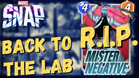 Mister Negative Is Dead Who Will Replace Him? | Infinite Climb Marvel Snap