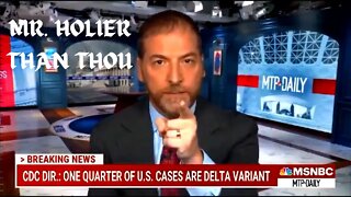 Chuck Todd Prays You Don't Remember His UNHINGED Vax Rant