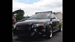 Audi RS4 speed run with a GoPro HD 1080