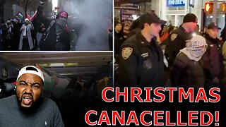 Pro Palestine RIOTERS ARRESTED After Attacking COPS During VIOLENT 'Cancel Christmas' Protest In NYC