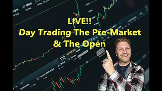 LIVE DAY TRADING PRE-MARKET & THE OPEN! | Day 2 of My 2023 Small Account Challenge | S&P500 | $NA…