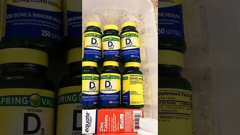 Prepper tip of the day ep.37 store vitamins especially d3 #prepping #prepper