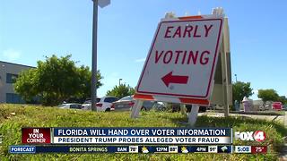 Florida will hand over some voting information to commission