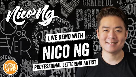 Hand Lettering Tutorial on iPad with Procreate by Nico NG Professional Lettering Artist