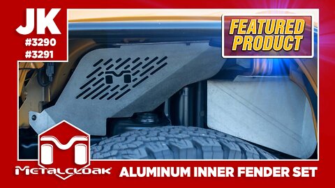 Featured Product: Replacement Aluminum Inner Fender Set for the Jeep JK Wrangler