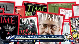 Billionaire to buy Time Magazine