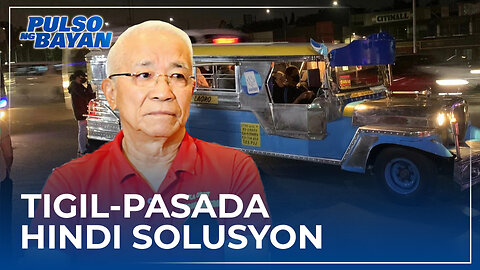 Hindi solusyon ang tigil-pasada sa panahong ito na tumataas ang petrolyo—Roberto Martin