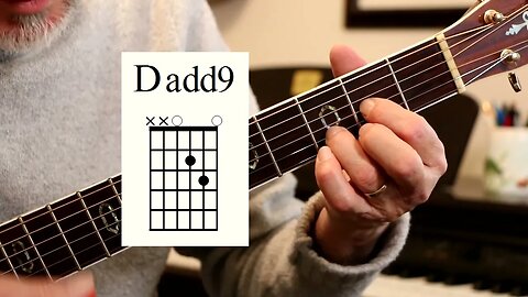 The Haunting Dadd9 guitar chord
