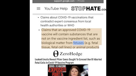 YouTube’s Vaccine Truth Censorship Policy