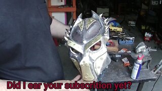 Making a predator bio-mask from scrap metal