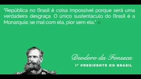 Era Monarquista? O que Marechal Deodoro da Fonseca pensava sobre a República e aMonarquia?