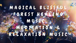 Magical Blissful Forest Healing Music, Fall Asleep, Meditation & Relaxation Music, Nature Sounds