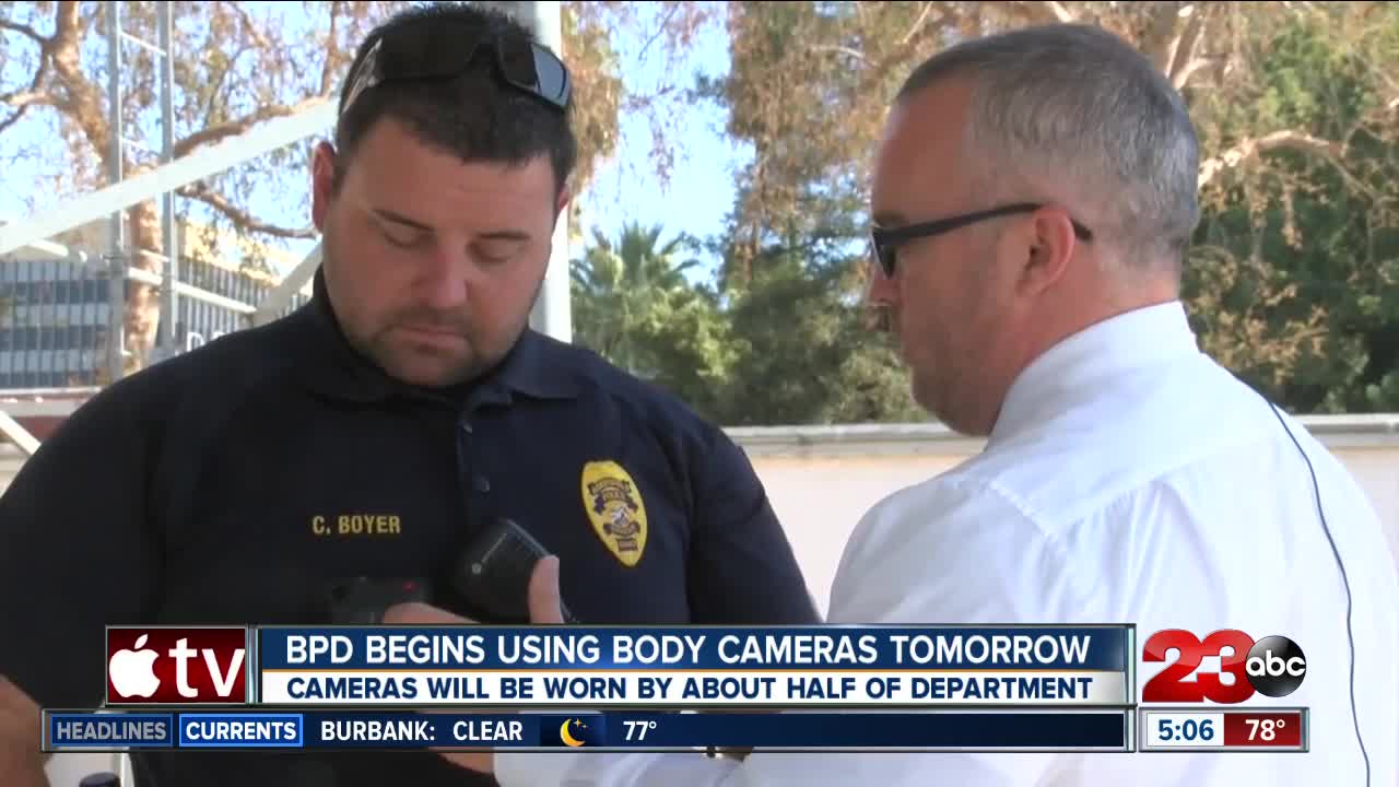 BPD officers begin wearing body cameras