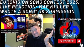 I react to Mae Muller "I Wrote a Song" - United Kingdom EuroVision song contest 2023 submission.