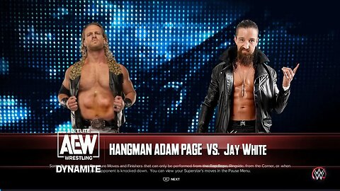 AEW Hangman Adam Page vs Jay White