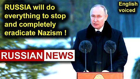 Russia will do everything to stop and completely eradicate Nazism! Putin, Ukrain PREVOD SR