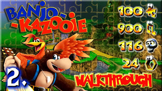 Banjo-Kazooie [XBOX 360] - Walkthrough & Stop 'n Swop / All Jiggies, Notes & Honeycombs (Part.2)