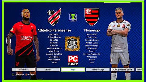 ATHLÉTICO PR X FLAMENGO - PES2021 PATCH THE BEST 9.9.1 BRASILEIRÃO 2023 - QUARTA RODADA