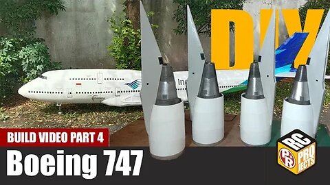 How to Make Giant Boeing 747-400 RC Plane Part 4