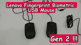 Lenovo Fingerprint Biometric USB Mouse Gen 2 Review (Comparing Gen 1 vs Gen 2)