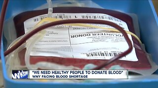 Western New York facing blood shortage